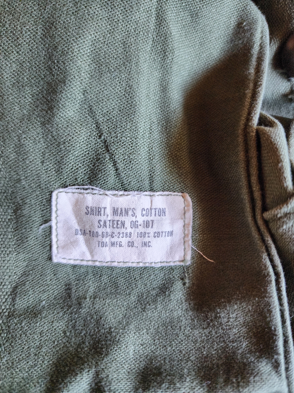 Vintage U.S. Army Olive Green Military Field Jacket - Picture 7 of 7